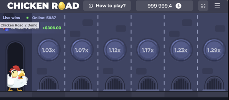 Chicken Road game screenshot 1
