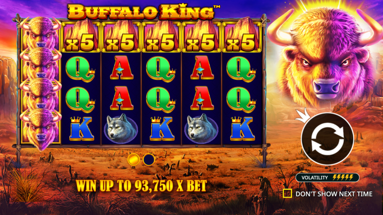 Buffalo King Main Screen