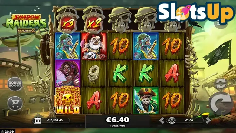 shadow raiders multimax slot