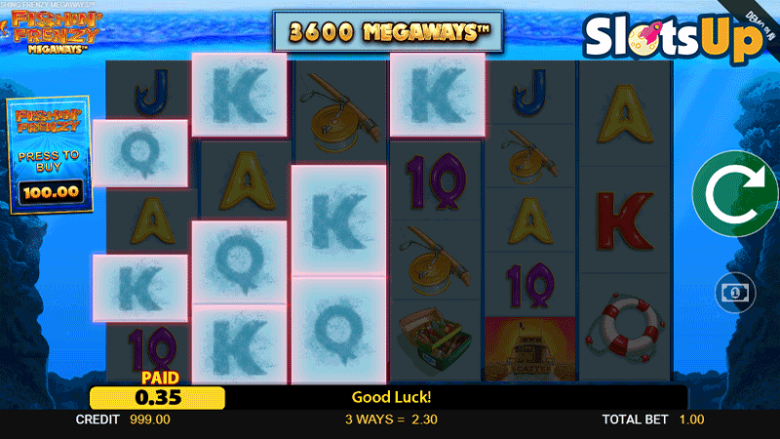 fishin frenzy megaways slot