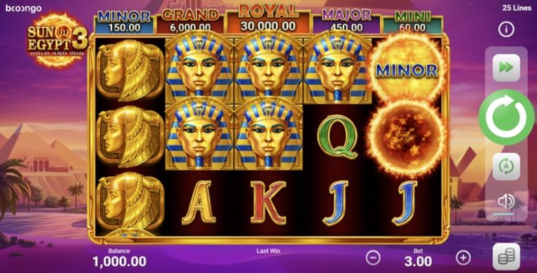 Sun of Egypt 3 Slot