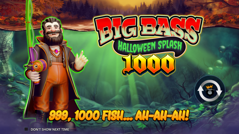 Big Bass Halloween Splash 1000 Main Screen