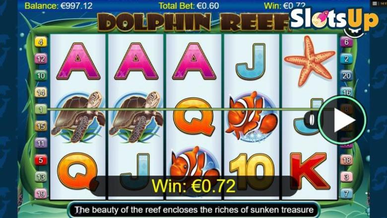 Dolphin's Reef online slot win
