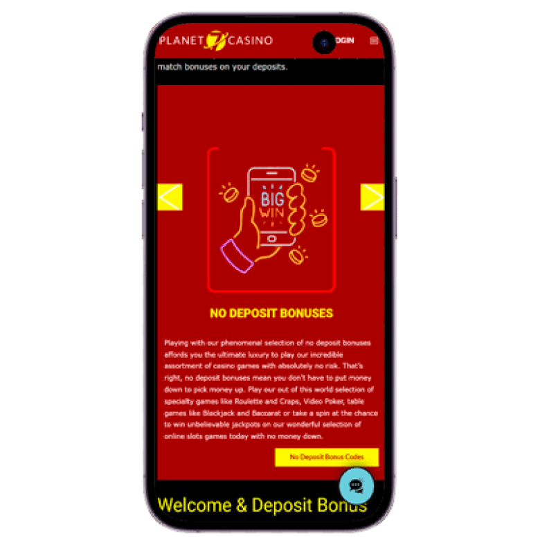 Planet 7 Casino App Bonuses
