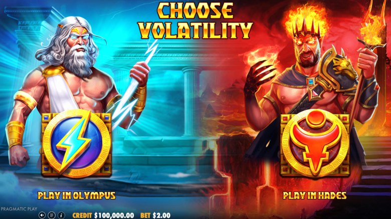 Zeus vs Hades: Gods of War Main Screen