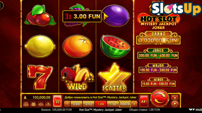 Hot Slot: Mystery Jackpot Joker spin