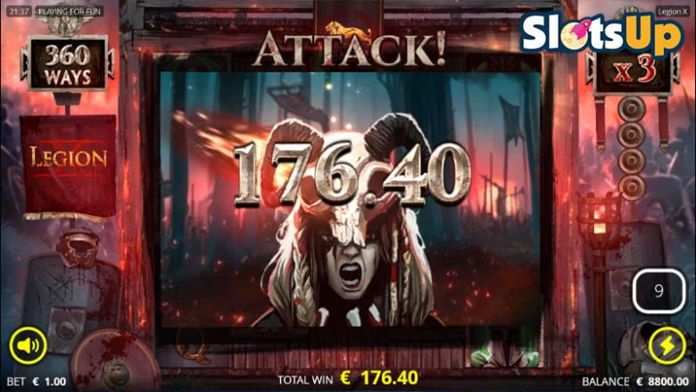 Legion X slot machine