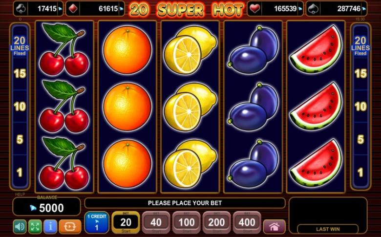 20 Super Hot Online Slot