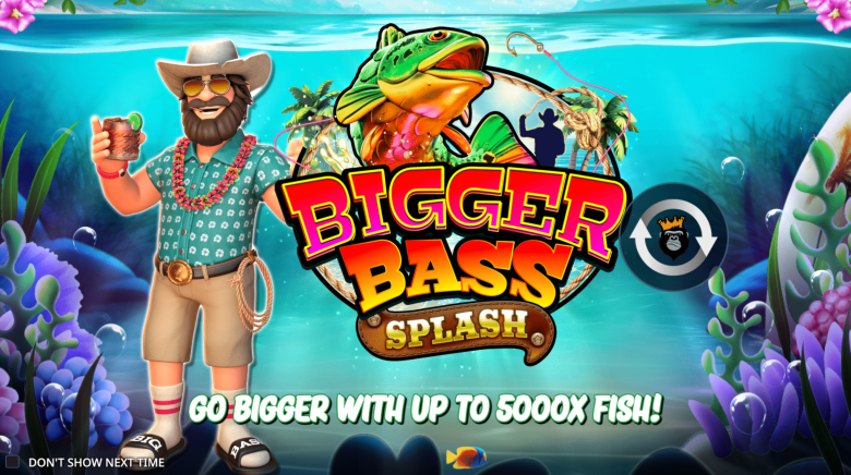 Bigger Bass Splash Main Screen