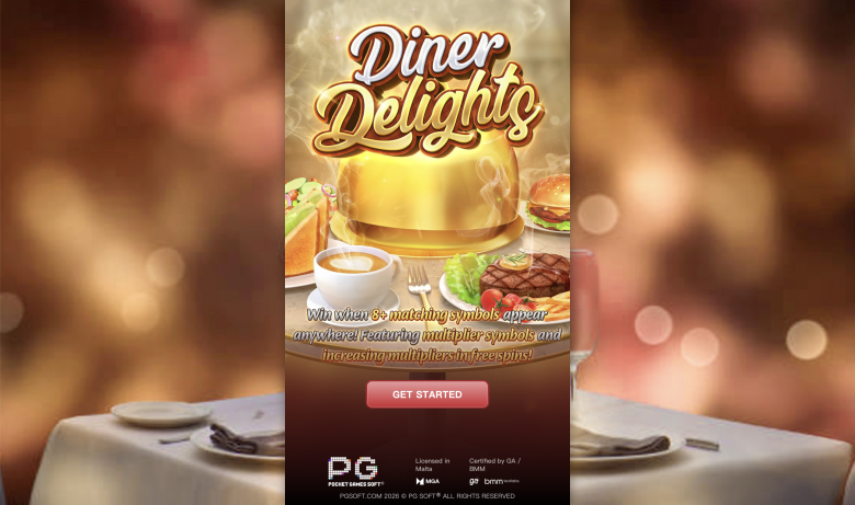 Diner Delights Main Screen