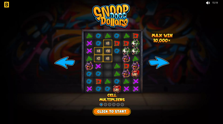 Snoop Dogg Dollars Main Screen