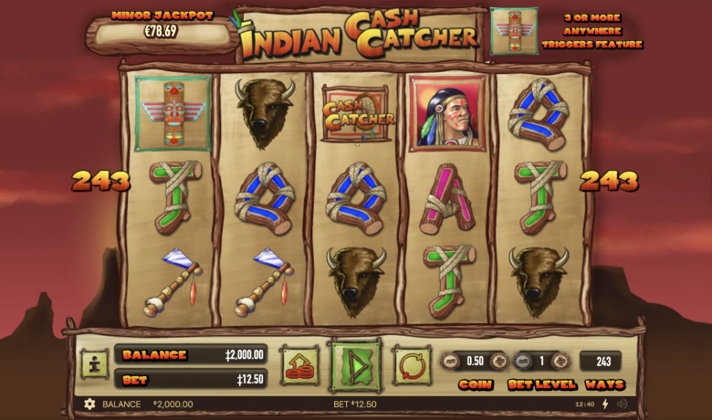 Indian Cash Catcher Main Screen