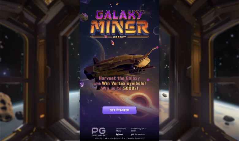 Galaxy Miner Main Screen
