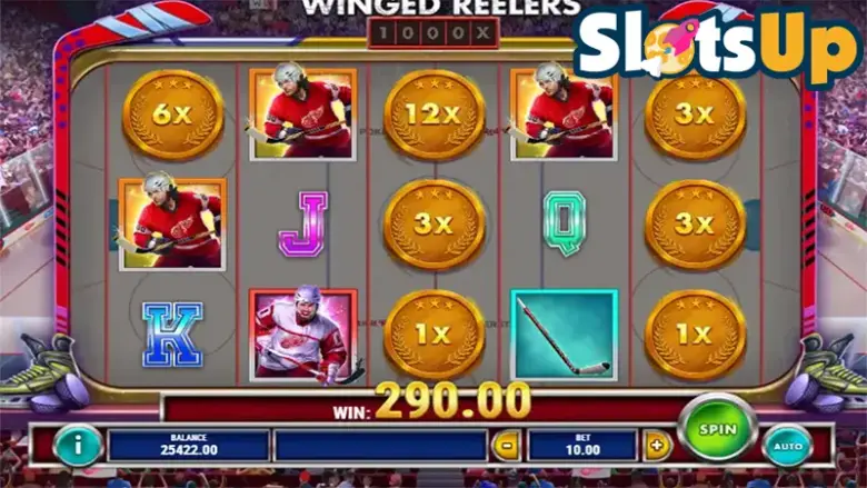 Detroit Red Wings Winged Reelers slot demo