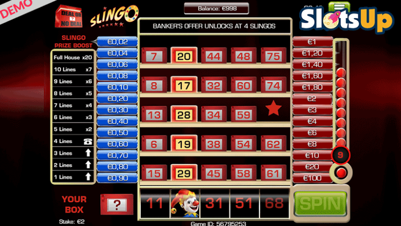 Deal Or No Deal Slingo