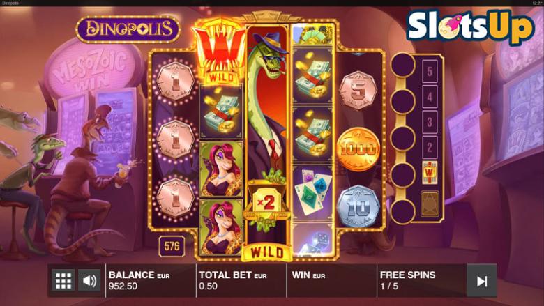 Dinopolis slot machine