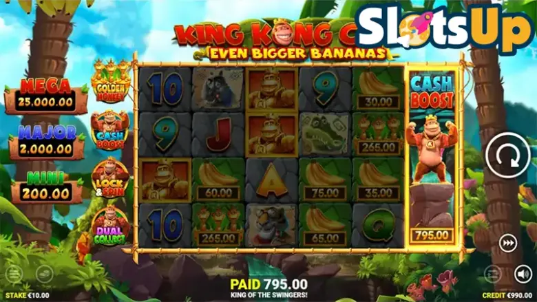 King Kong Cash Even Bigger Bananas slot machine