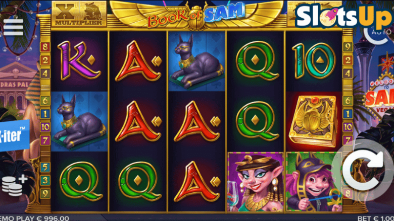 Book of Sam slot big win