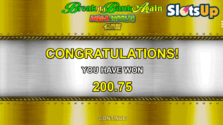 Break Da Bank Again Mega Moolah 4Tune Reels
