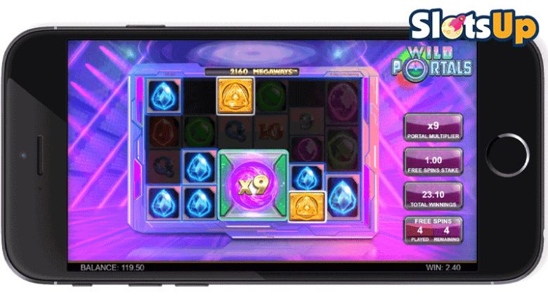Wild Portals slot on mobile