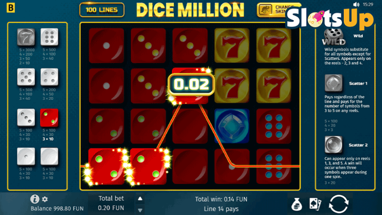dice million slot
