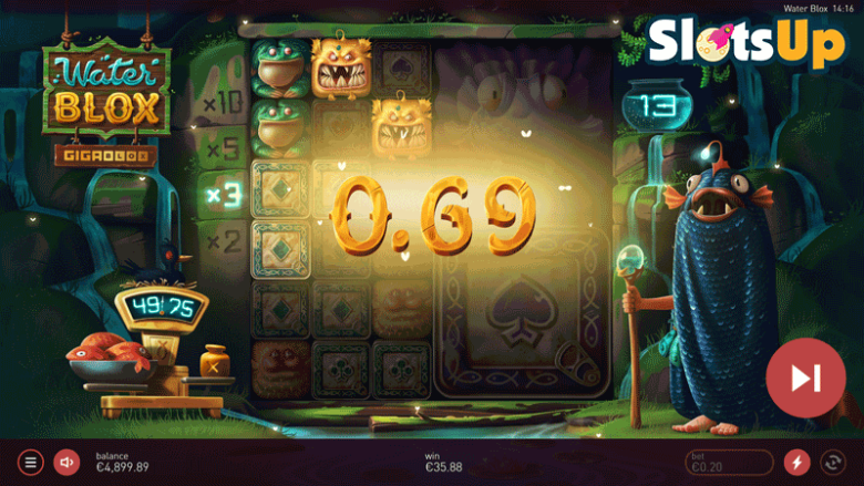 WaterBlox Gigablox bonus rounds