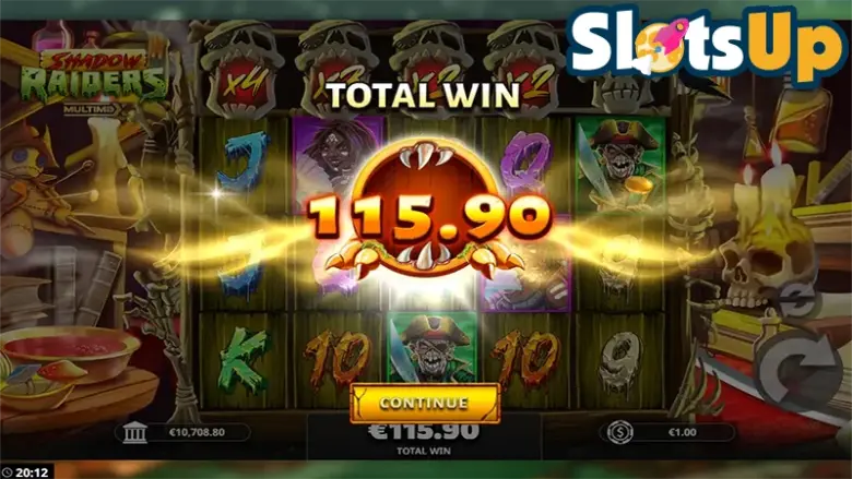 shadow raiders multimax slot