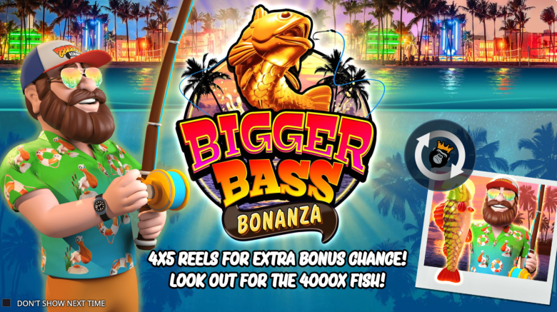 Bigger Bass Bonanza Main Screen