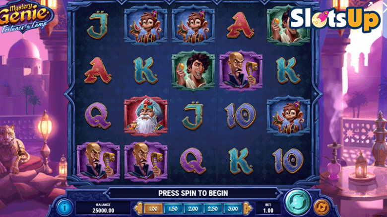 Mystery Genie Fortunes of the Lamp main