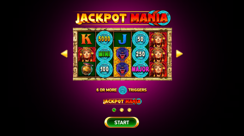 Mayan Cache Main Screen