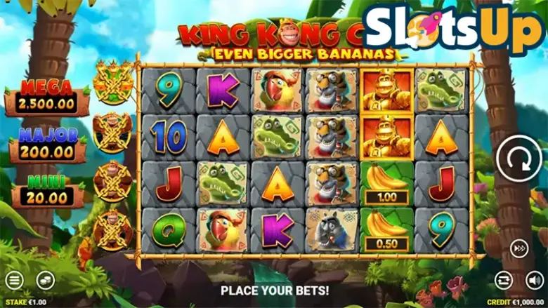 King Kong Cash Even Bigger Bananas slot