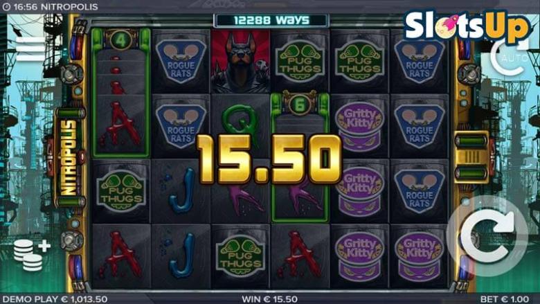 Nitropolis online slot win