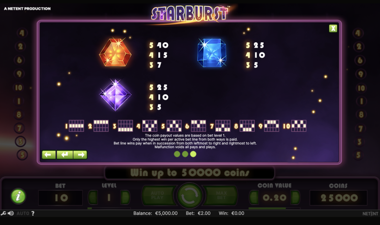 Starburst combinations 1