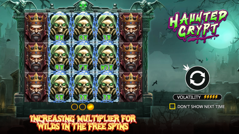 Haunted Crypt Main Screen