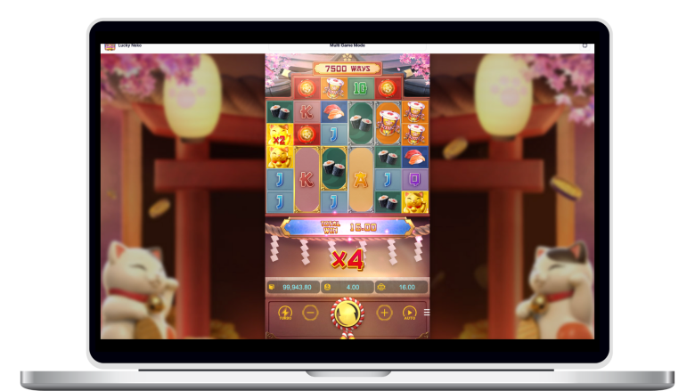 Lucky Neko's x4 multiplier