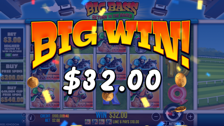 Big Bass Return to the Races Big Win