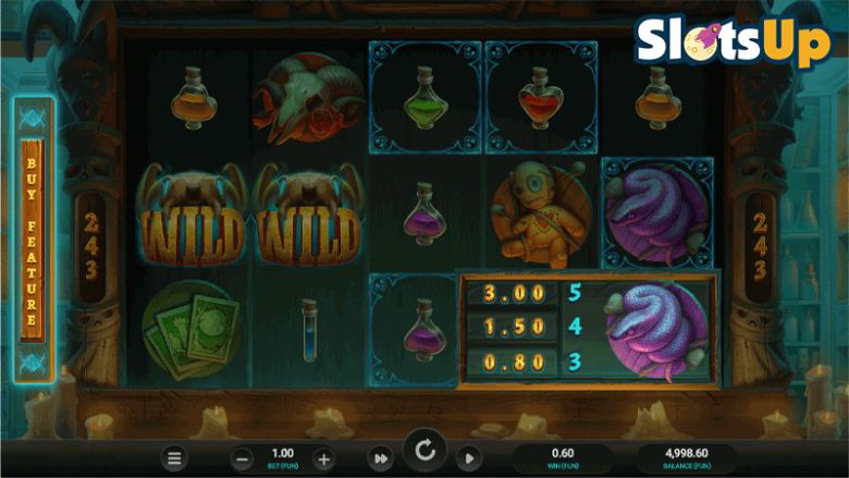 Hex online slot gameplay