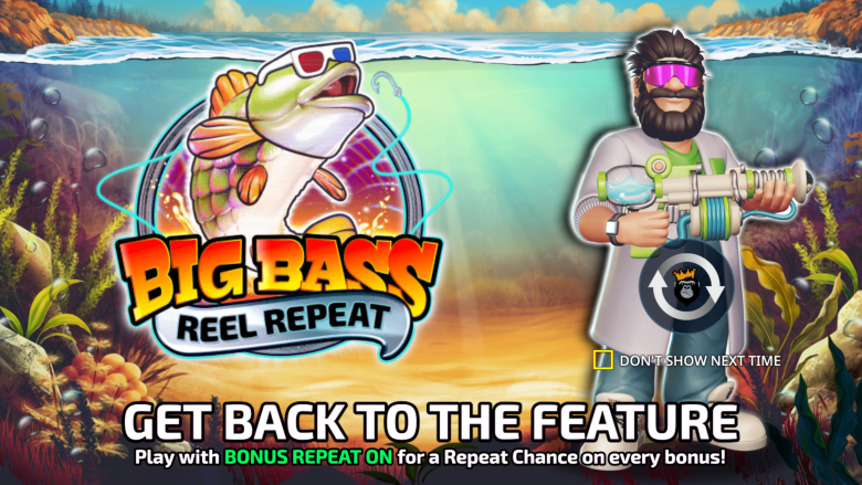 Big Bass Reel Repeat Main Screen