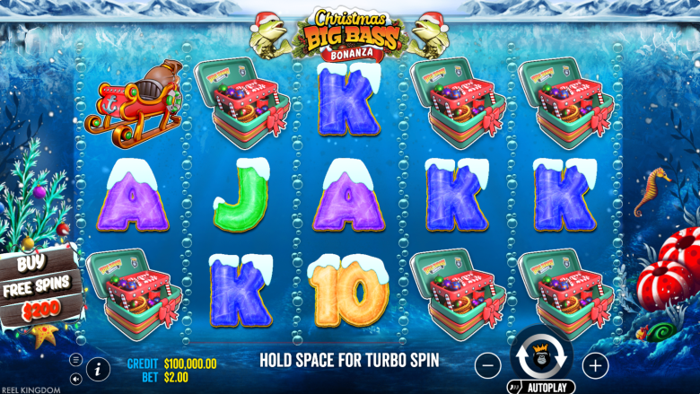 Christmas Big Bass Bonanza Main Screen