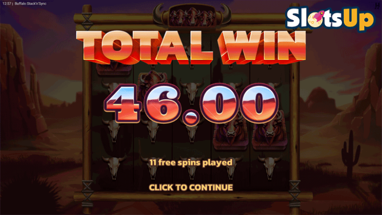 Buffalo Stack 'n' Sync bonus rounds