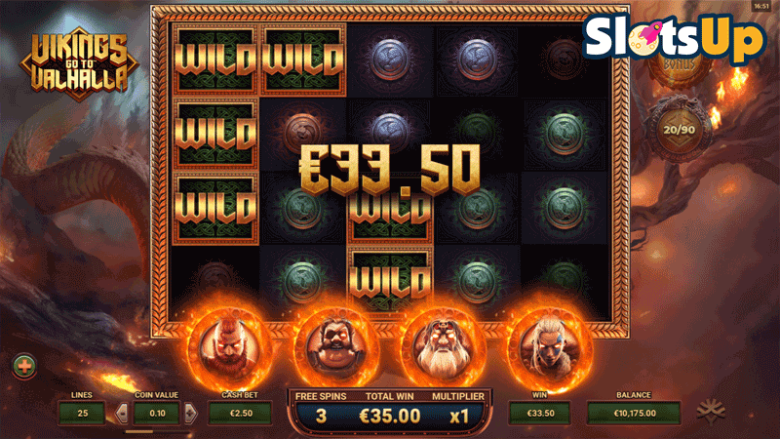Vikings Go To Valhalla bonus rounds