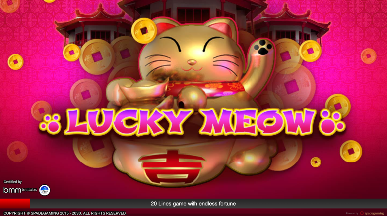 Lucky Meow Main Screen