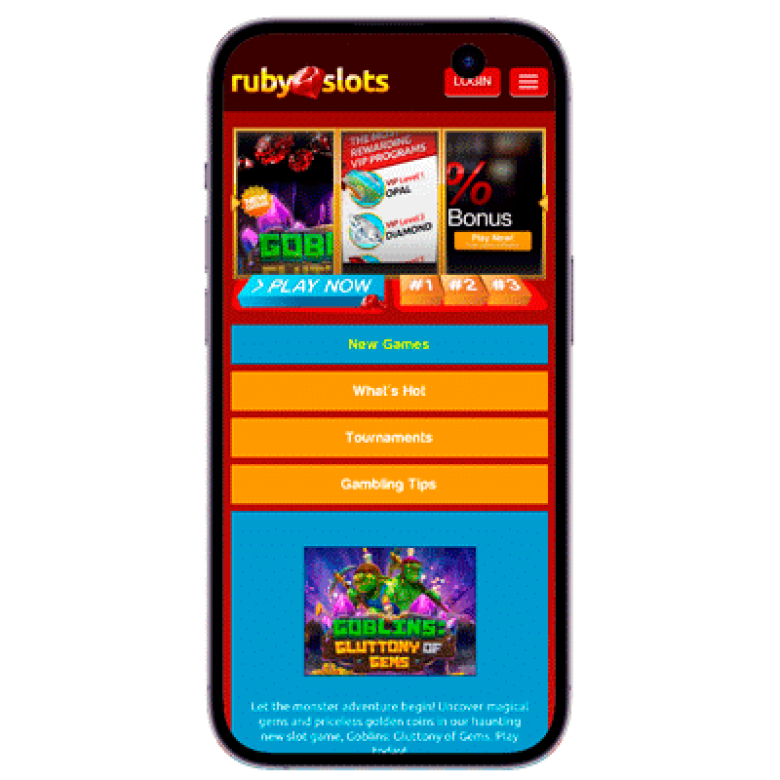 Ruby Slots App Experience