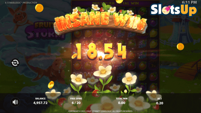 Fruit Storm mega win
