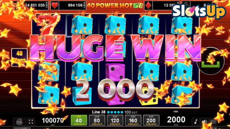 40 Power Hot Dice spins