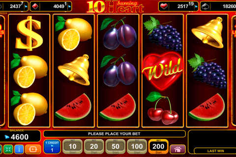10 BURNING HEART EGT CASINO SLOTS