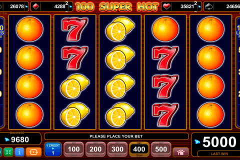 100 SUPER HOT EGT CASINO SLOTS