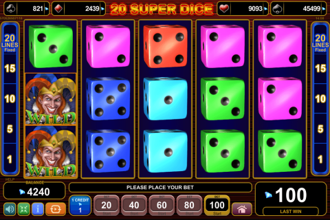 20 SUPER DICE EGT CASINO SLOTS