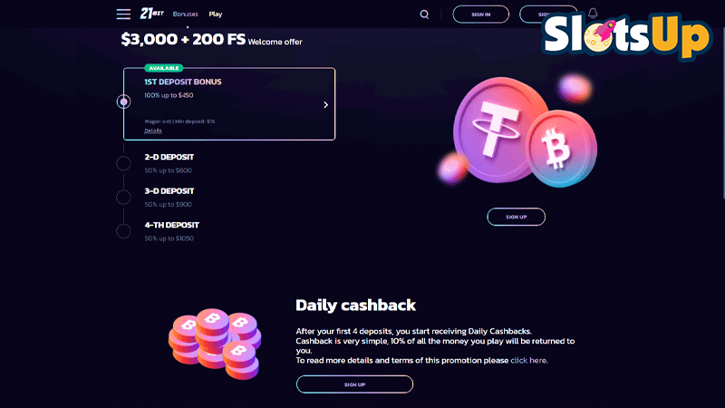 21bit casino deposit bonuses all Promotions At 21bit Casino