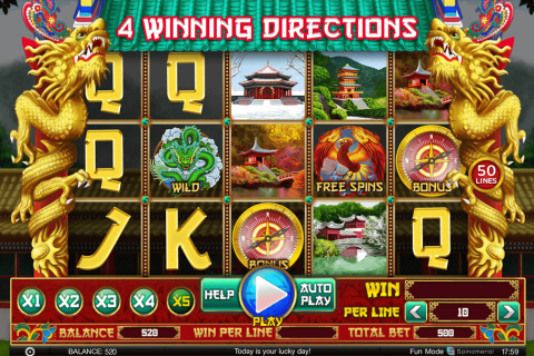 4 WINNING DIRECTIONS SPINOMENAL CASINO SLOTS